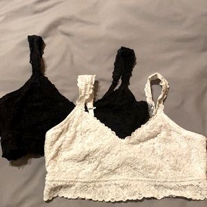 Aerie Softest Lace Classic Bralettes - 2 - XL